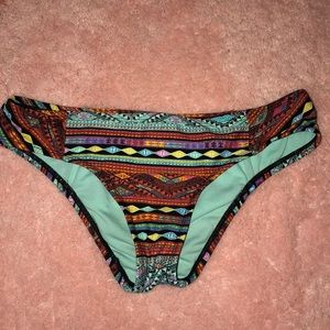 Multi colored swim bottoms